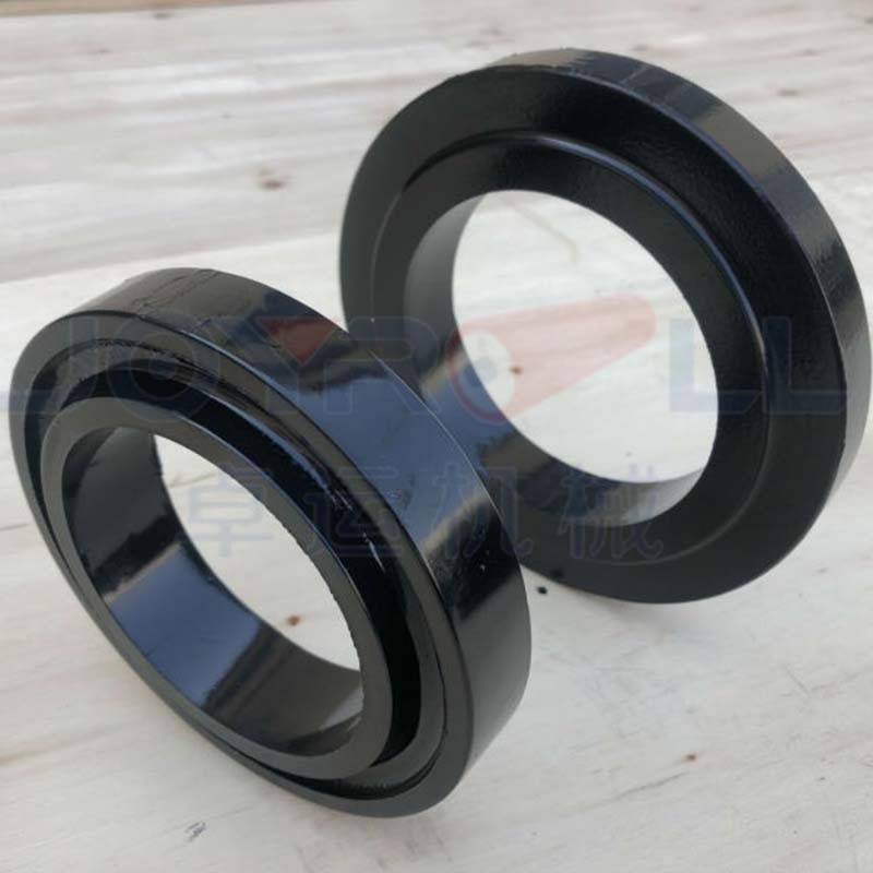Custom-Made Rubber Impact Roller for Belt Conveyor