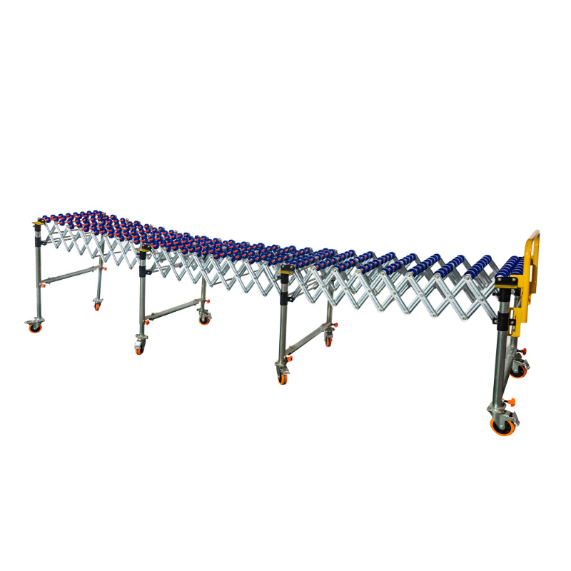 Plastic /Steel Small Wheel Conveyor for Warehouse Unloading and Transfer