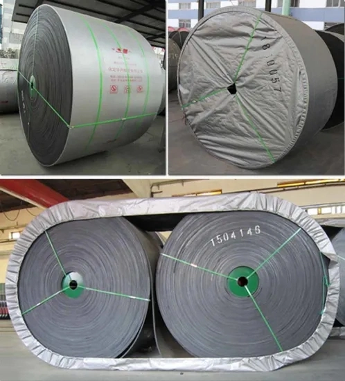 High Temperature 8mm Thickness Rubber Conveyor Belt for Steel Cement Coal with Ep200