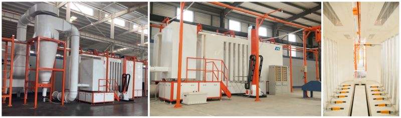 Powder Coating Line with Conveyor Transport Systems