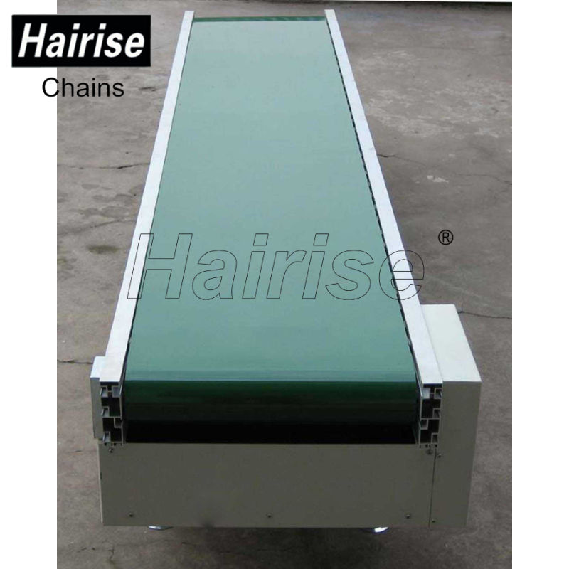 Modular Food Industry Customerized Plastic Flat Bakery Cleated Belt Conveyor