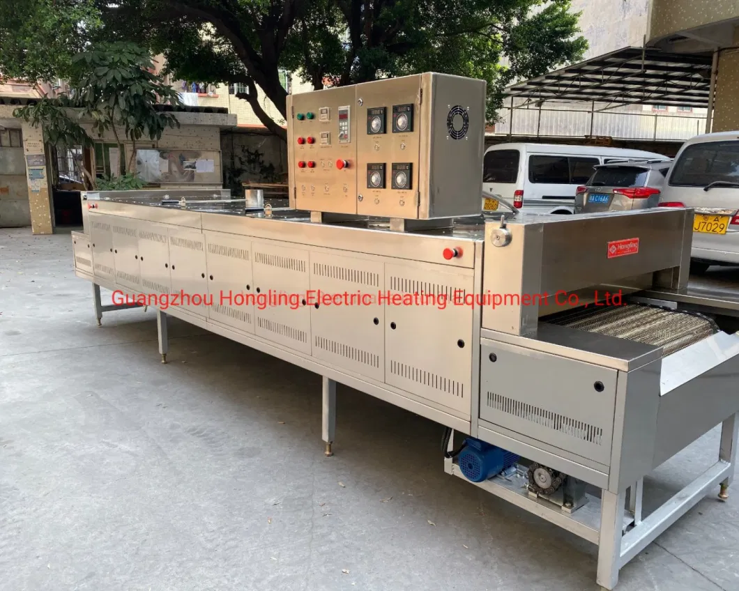 Bakery Equipment Electric 8 Meters Infrared Chain Conveyor Belt Oven