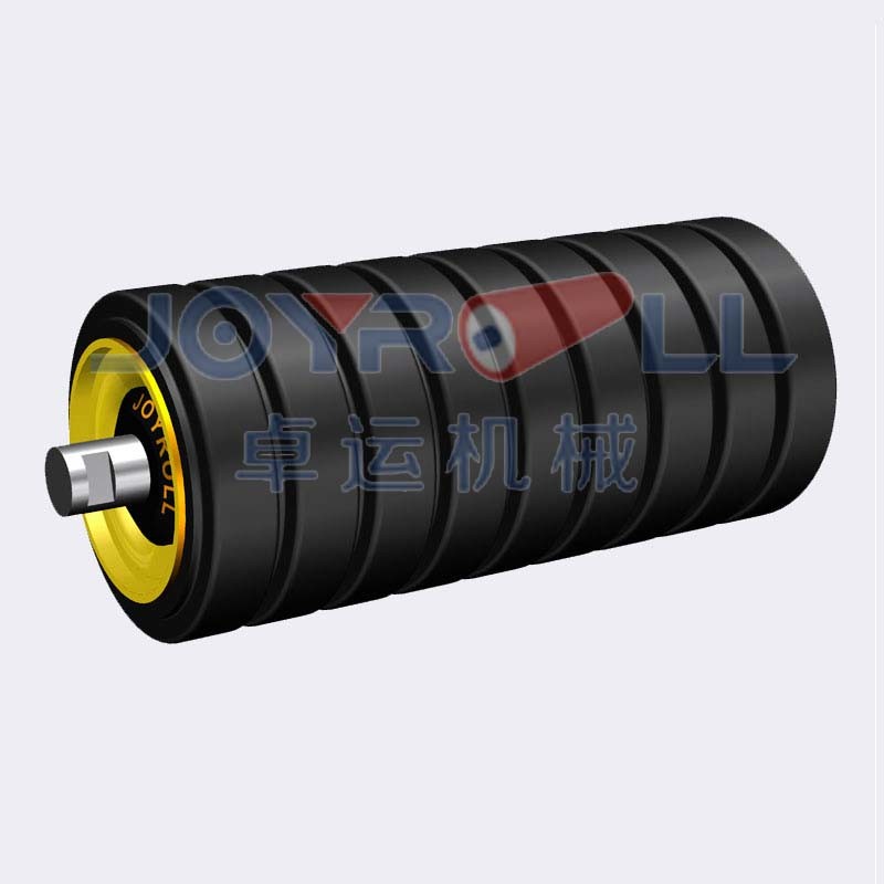 Custom-Made Excellent Rubber Impact Roller for Belt Conveyor