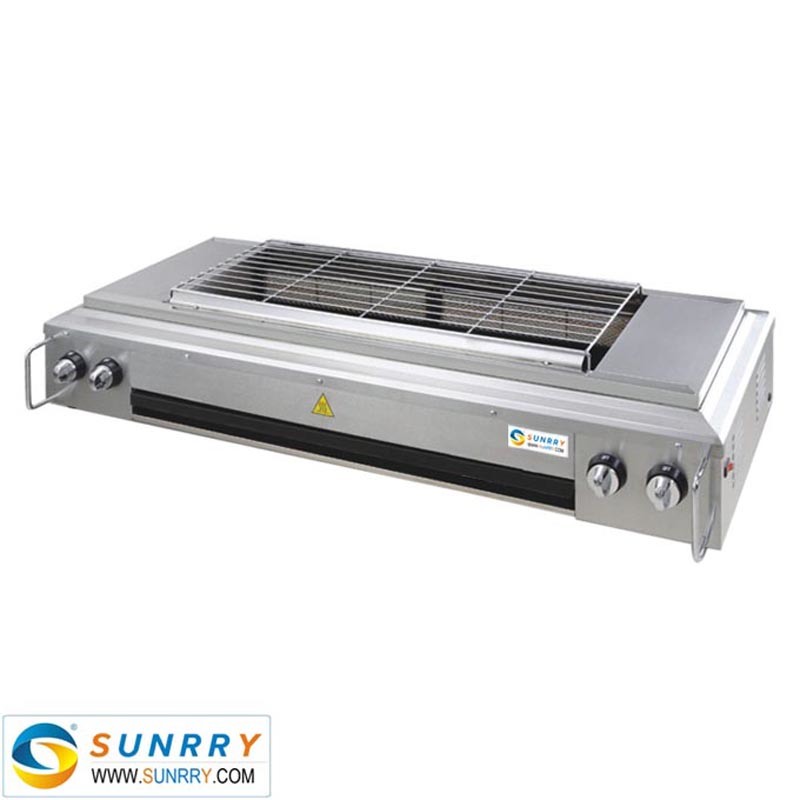 Stainless Steel Commercial Gas Conveyor Barbecue Grill Oven