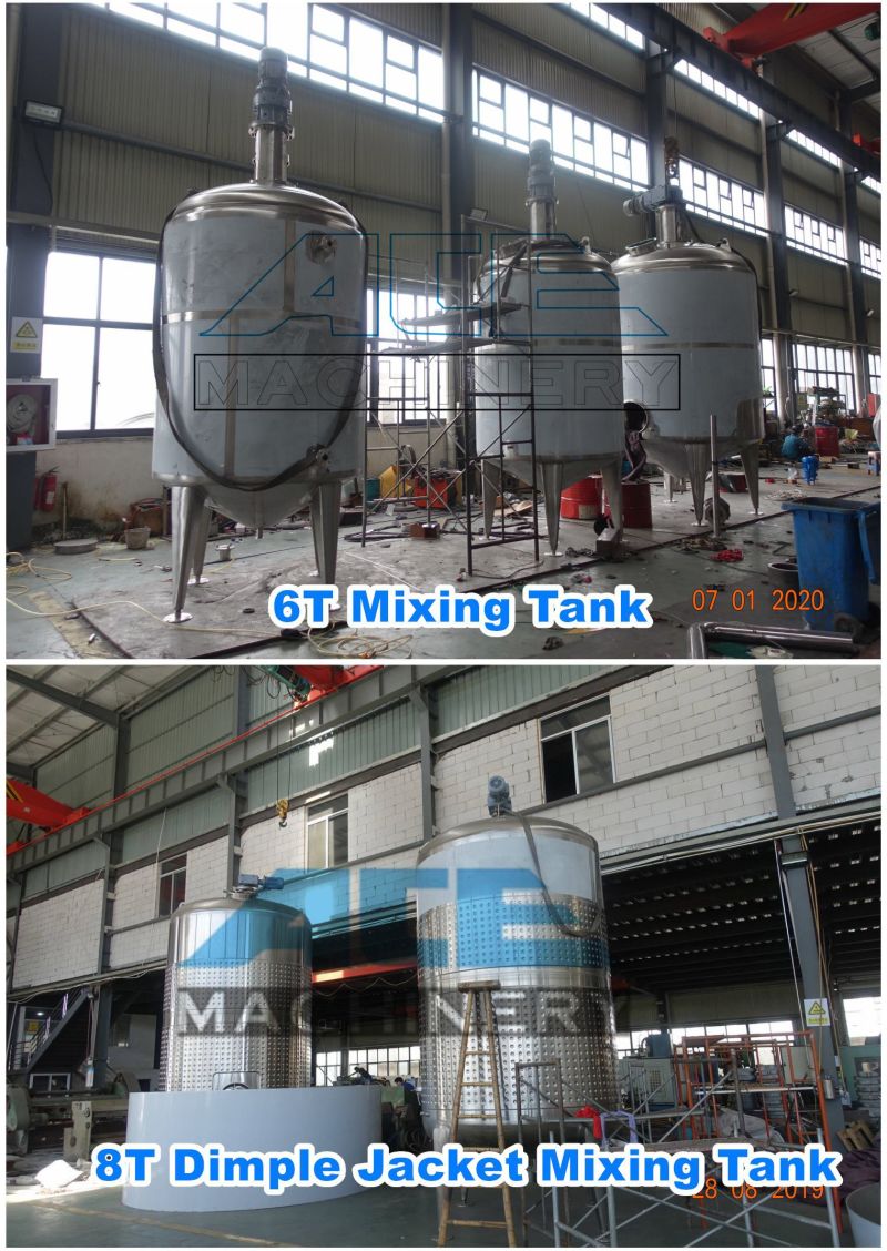 Tilted Mixing Tank Assessed Supplier Chocolate Vacuum Liquid Mixing Tank