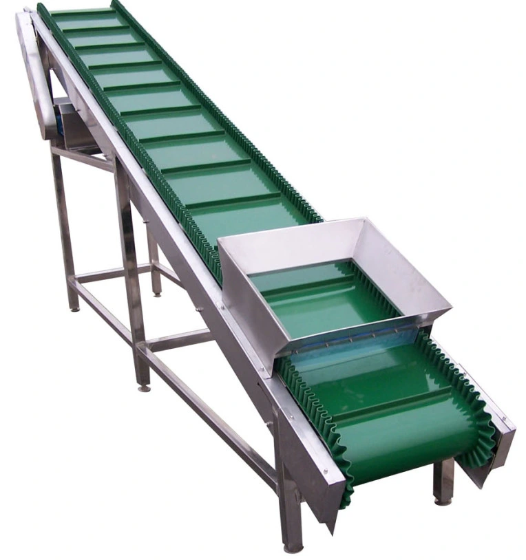 Adjustable Lifting Height Moveable Inclined Belt Conveyor