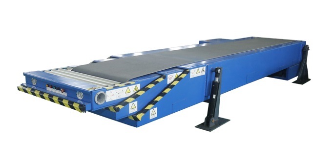 Standard Motorized Flexible Belt Conveyor for Loading and Unloading Boxes