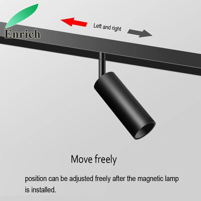 New Magnetic Attraction Combination Lighting LED Track Light Aluminum Track Lighting Rail Spotlights