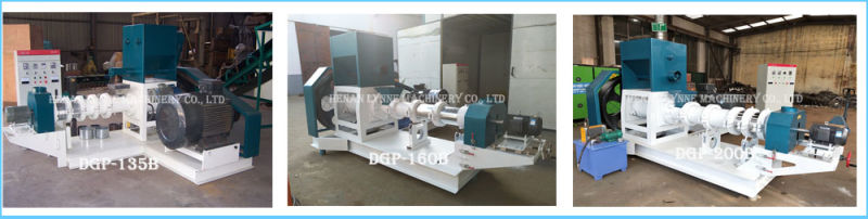 China Supply Floating Pellet Feed Screw Press Machine for Fish Farm
