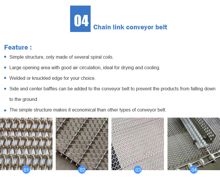 Stainless Steel Conveyor Chain Drive Belt Plate