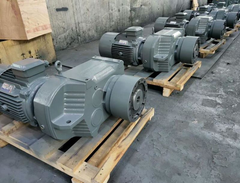 F Series Parallel Shaft Helical Geared Motor for Conveyor