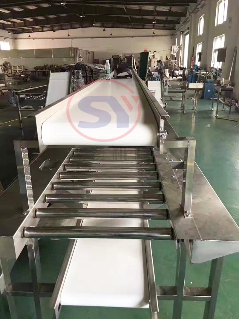 Food Industry Belt Conveyor for Rice Corn Bread Processing Factory