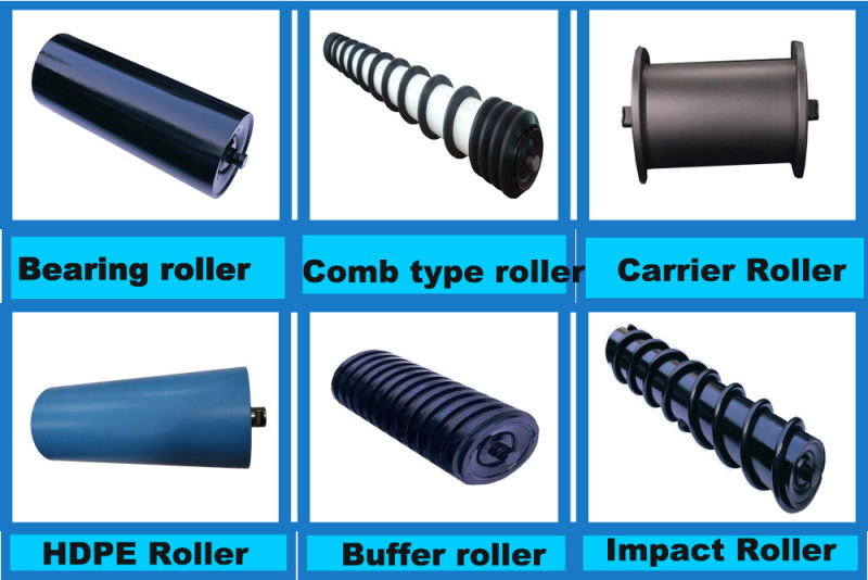 Heavy Duty Belt Conveyor Steel Idler Roller for Belt Conveyor System