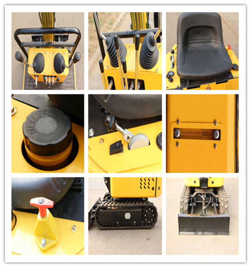 High Performance Small Backhoe Crawler Mini Excavator for Small Works