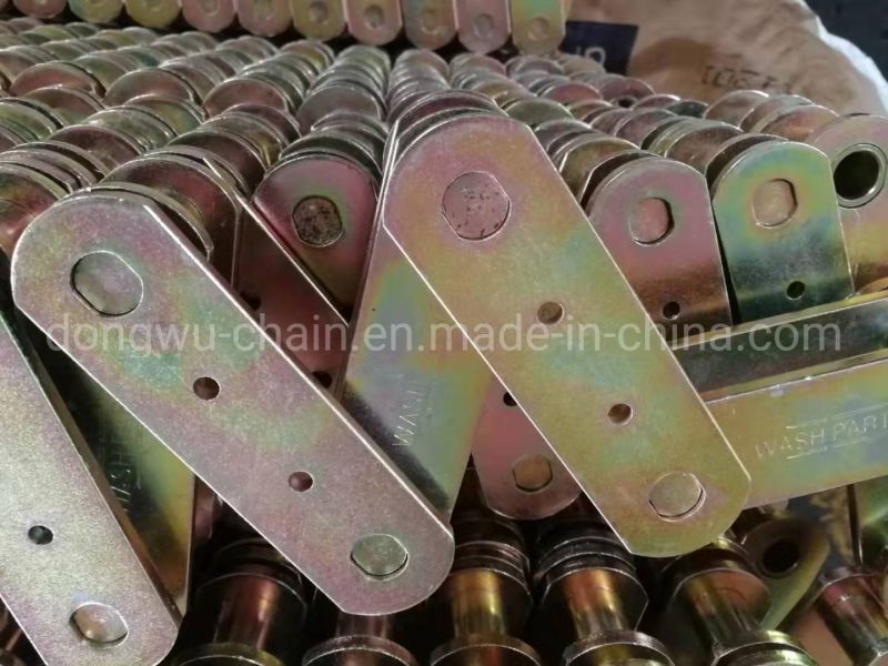 Yellow Zinc Plating Conveyor Chain for Incline Conveying