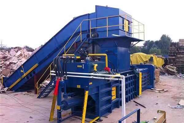 Horizontal Automatic Waste Paper Baler/Baling Machine Conveyor System