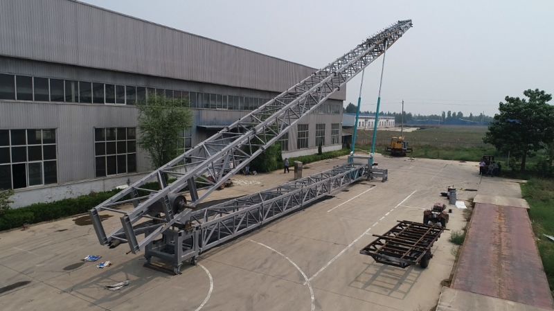 Customized Mobile Telescopic Radial Stacker Price Movable Belt Conveyor