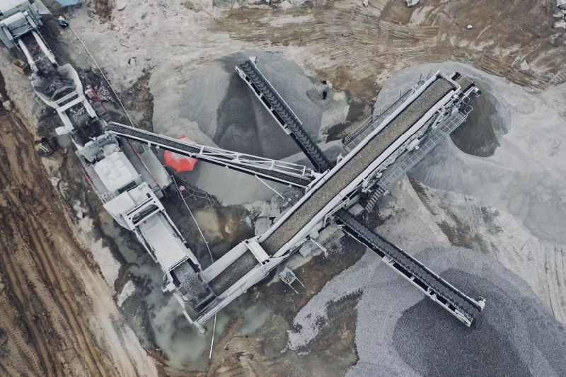 Profiled Conveyor Belt Used in Aggregate Industry