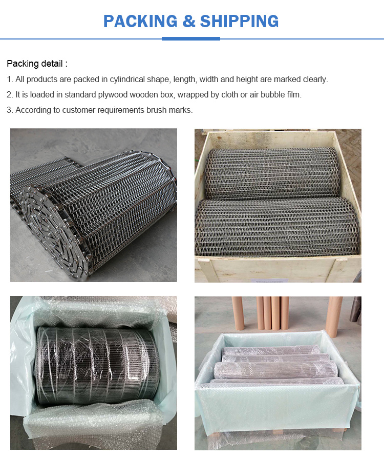 Cheap Metal Wire Stainless Steel Mesh Conveyor Belt