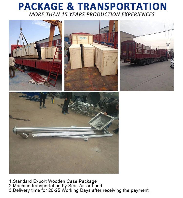 Screw Conveyor/Auger Conveyor/Tubular Screw Conveyor for Ammonium Dust