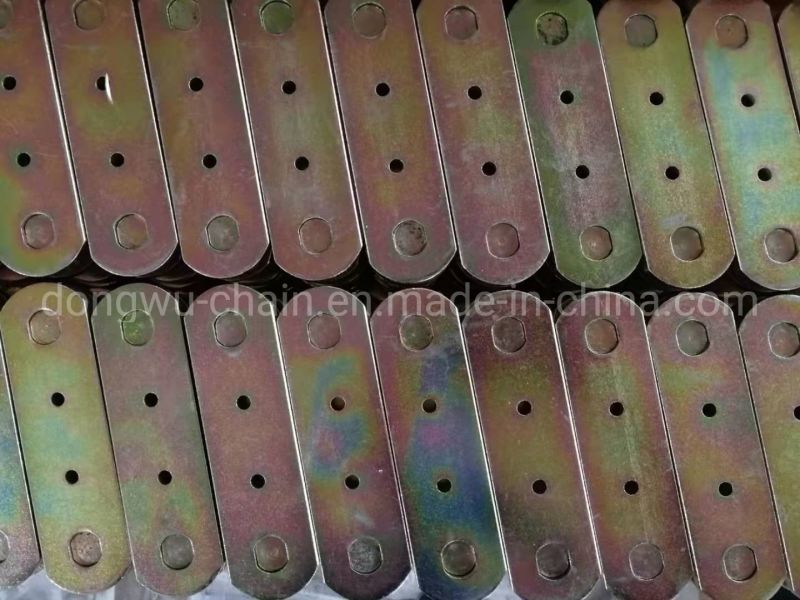 Yellow Zinc Plating Conveyor Chain for Incline Conveying