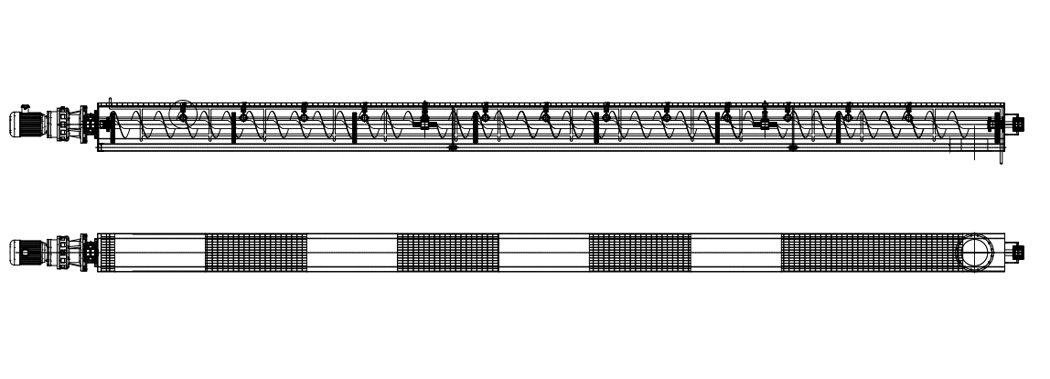 Good Performance U Type Screw Conveyor for Industrial Bulk Material Handling