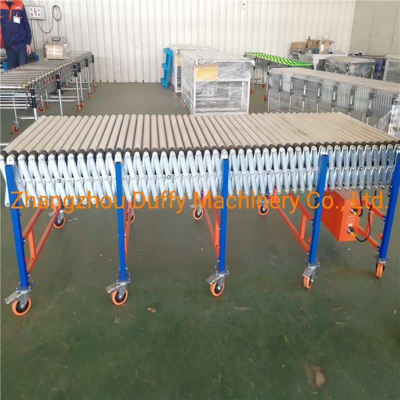 Expansion Steel Roller Conveyor Belt Conveyor Suitable for Packaging Line