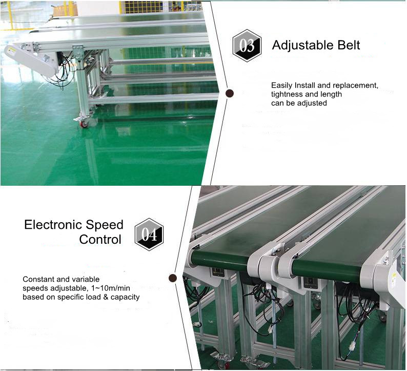 Belt Conveyor Modular Belting Conveyors Plastic Chain System Cinta Banda Transportadora