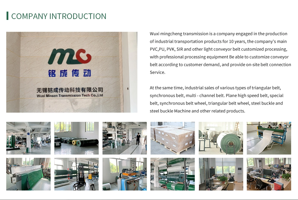 Factory Agriculture/Industry/Food Grade Rubber/ Food Grade PVC Conveyor Belt PU Conveyor Belting