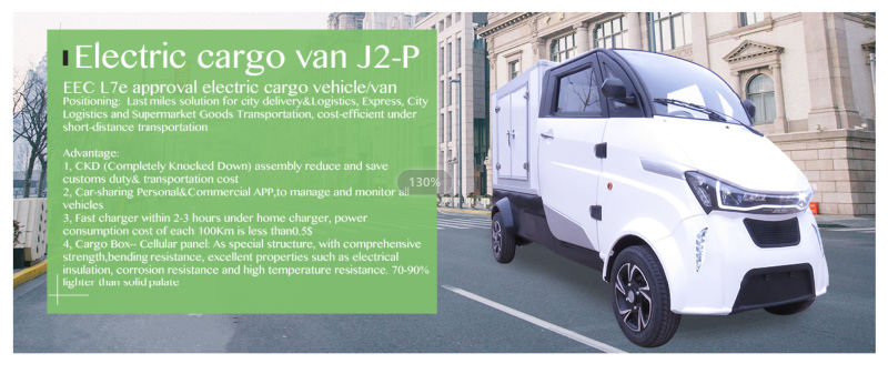 EEC Coc L7e Approval Cooling System Electric Transport Vehicle