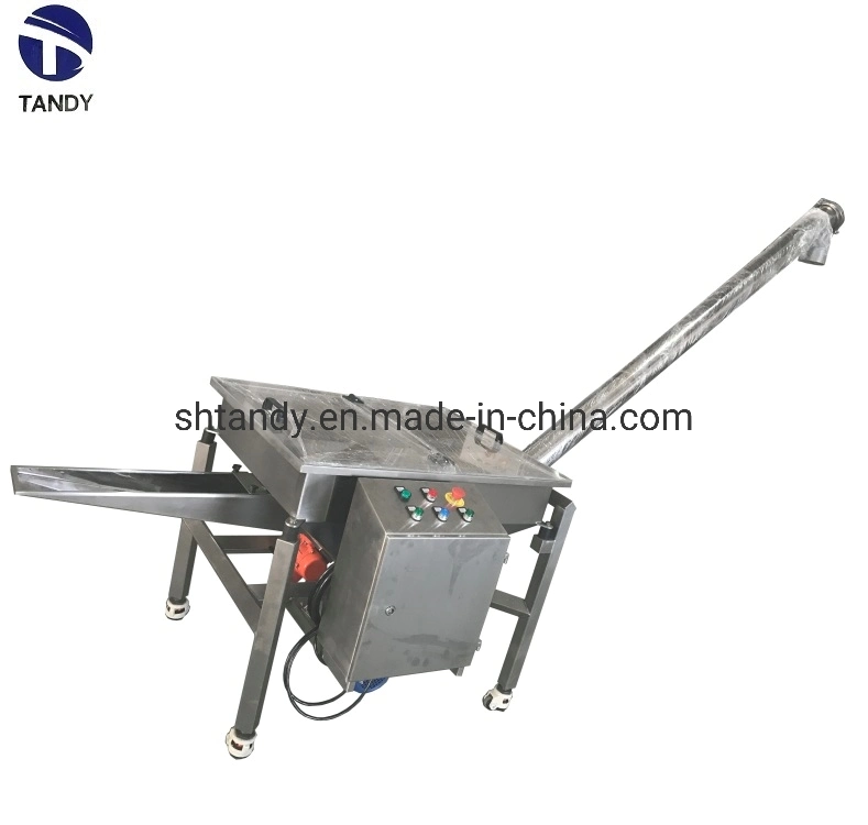 Factory Customized Food Powder Screw Conveyor/Inclined Auger Conveying Machine
