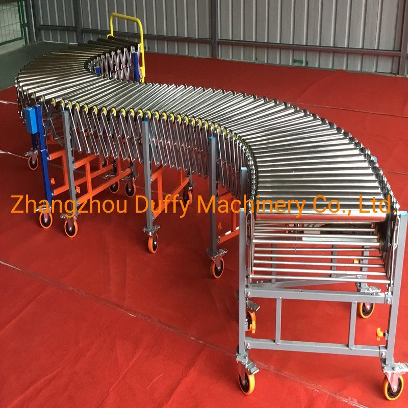 Expansion Steel Roller Conveyor Belt Conveyor Suitable for Packaging Line