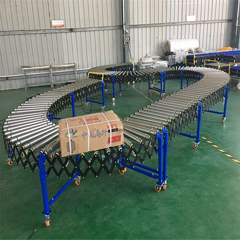 Packaging Industry Used Motorized Expandable Roller Conveyor