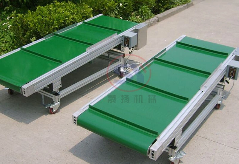 OEM Small Movable Rubber/PVC Belt Conveyor with Cheap Price for Food Packaging Table