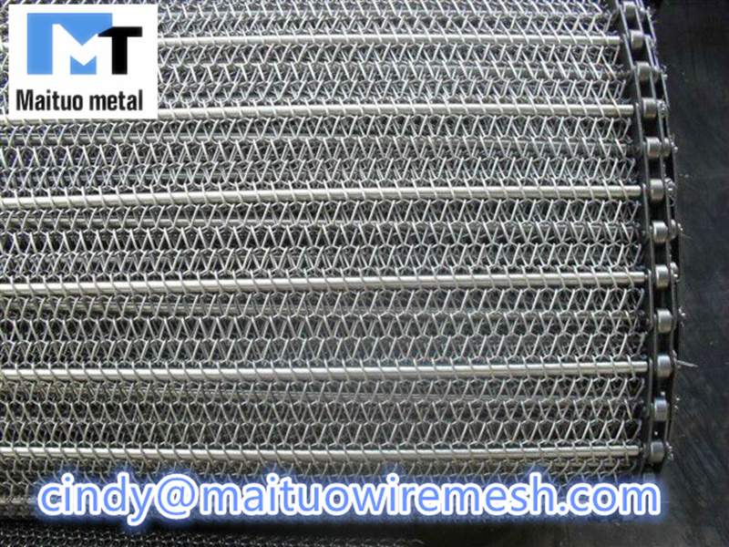 Metal Perforated Conveyor Belts System /SUS AISI Perforated Conveyor Belts