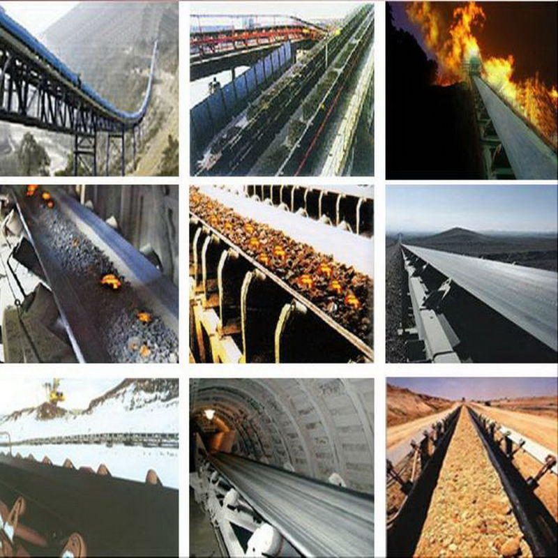 Fire Resistant Heavy Duty Rubber Conveyor Belt in Minning