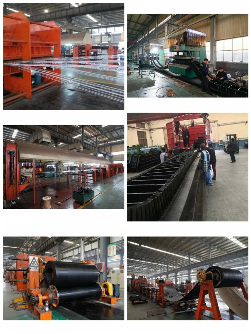 Reinforced Inclined High Quality Corrugated Sidewall Rubber Belt Conveyor