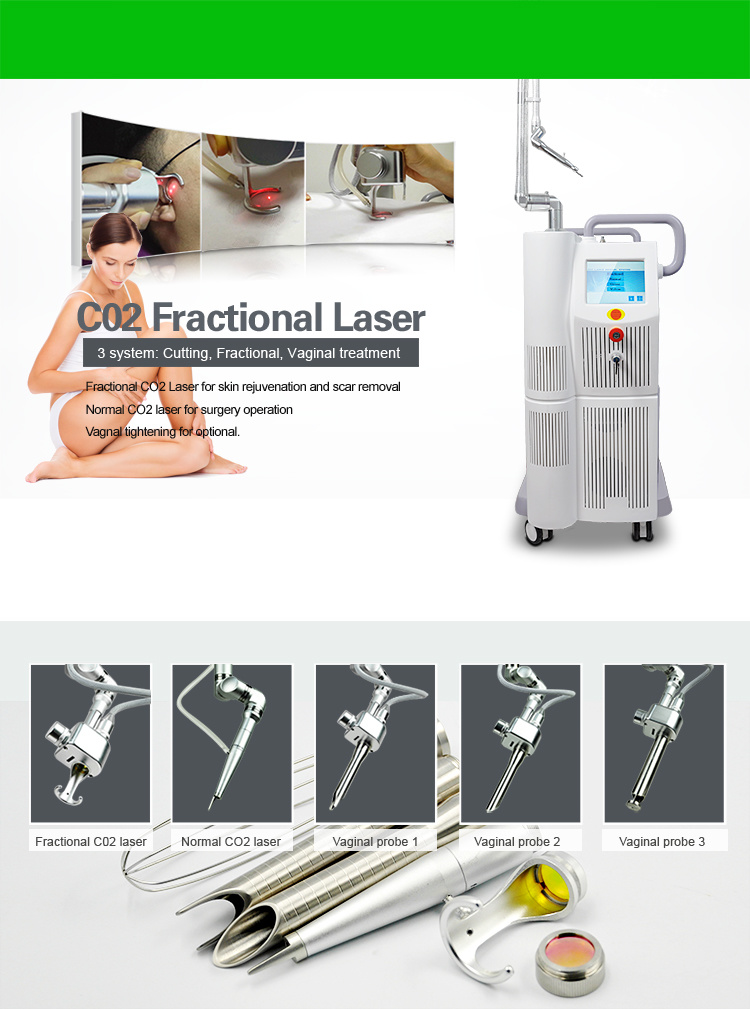 10600nm 40W RF CO2 Fractional Laser Vaginal Tightening Machine, Skin Resurfacing and Vaginal Tightening