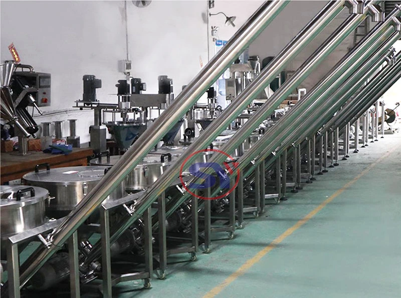 Tubular Shafted Incline Screw Conveyor for Feeding Particle