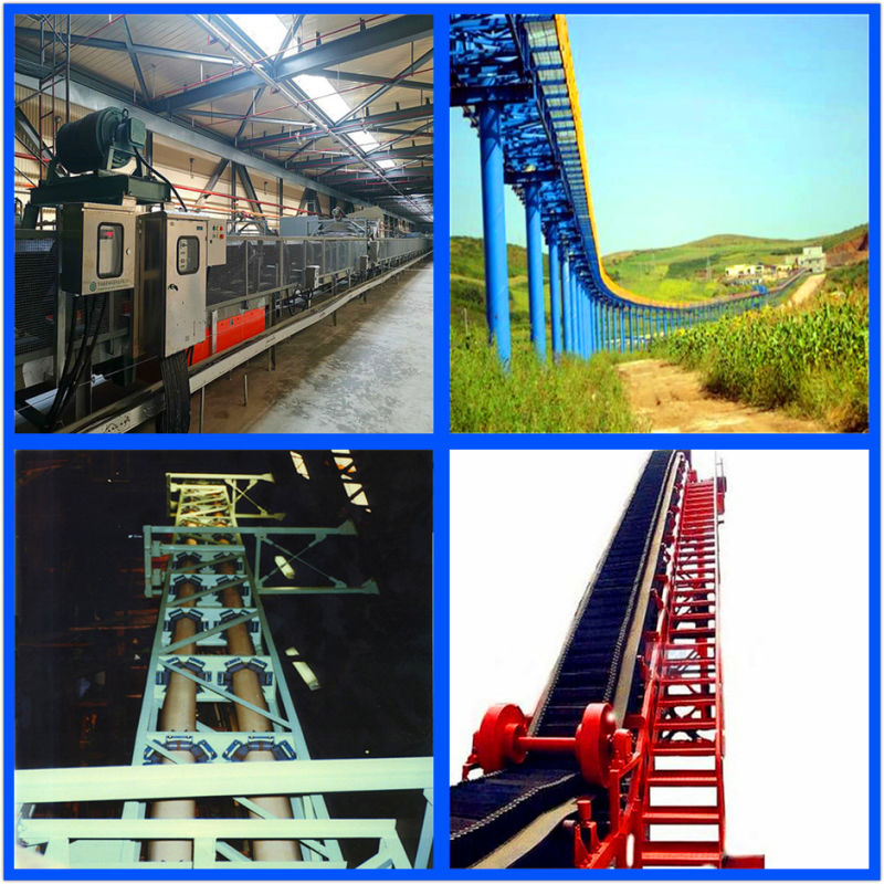 Short Distance Horizontal Belt Conveyor for Ore, Food and Package