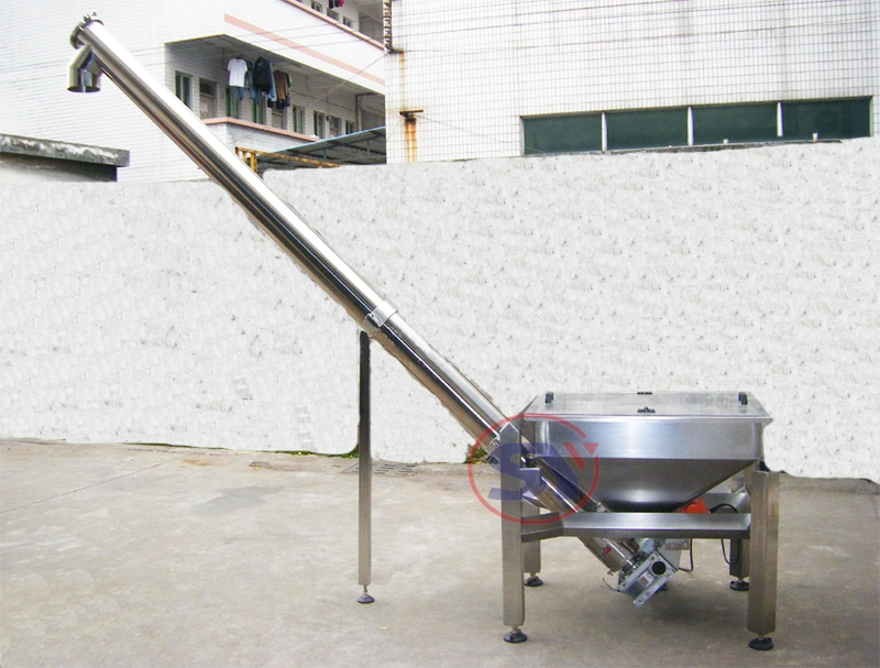 Tubular Shafted Incline Screw Conveyor for Feeding Particle