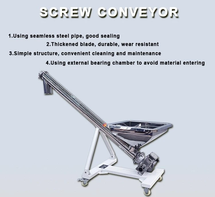 Dust Free Auger Conveyor Without Residules