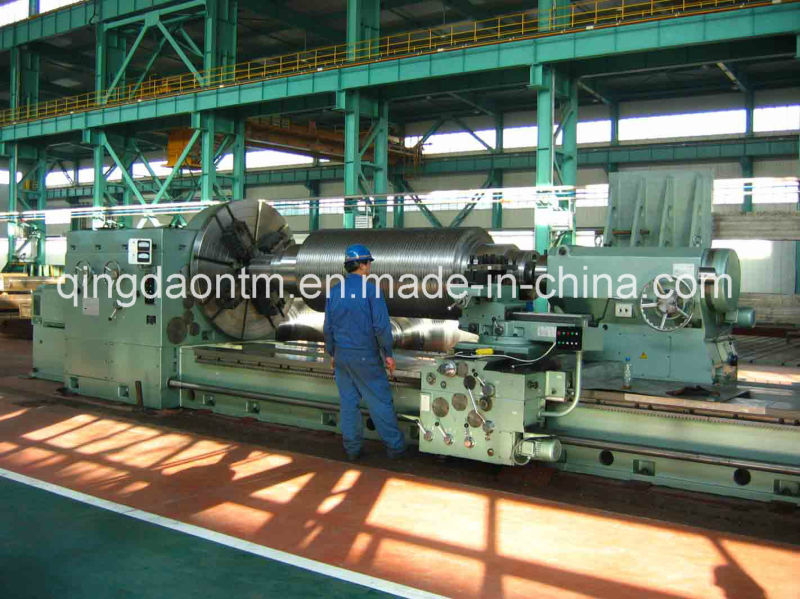 Large Horizontal Lathe Machine for Turning Facing Conveyor Pulley Shell Cg61300