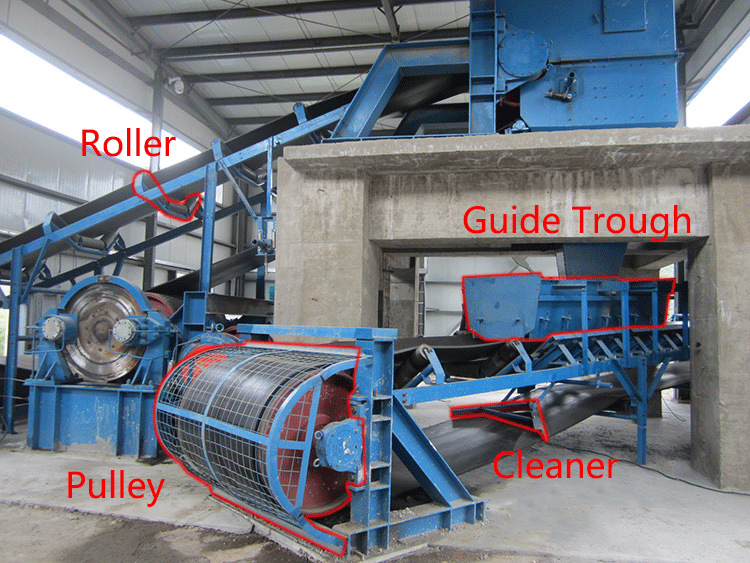 China Suppliers OEM Conveyor System Belt Conveyor Lagged Drum Pulley
