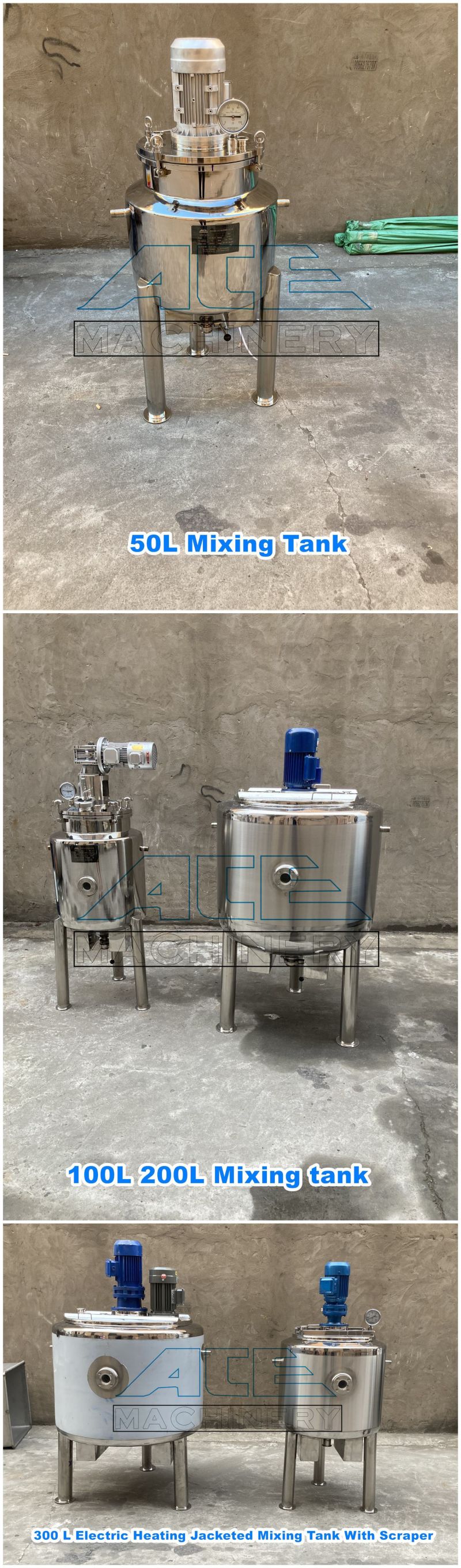 Tilted Mixing Tank Assessed Supplier Chocolate Vacuum Liquid Mixing Tank