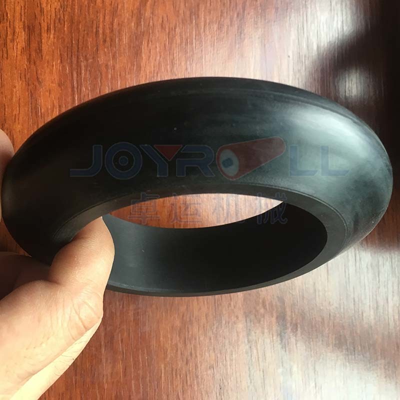 Custom-Made Rubber Disc Return Roller for Belt Conveyor