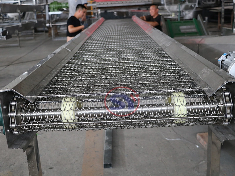 Design&Customize Net Mesh Belt Conveyor for Metallurgy