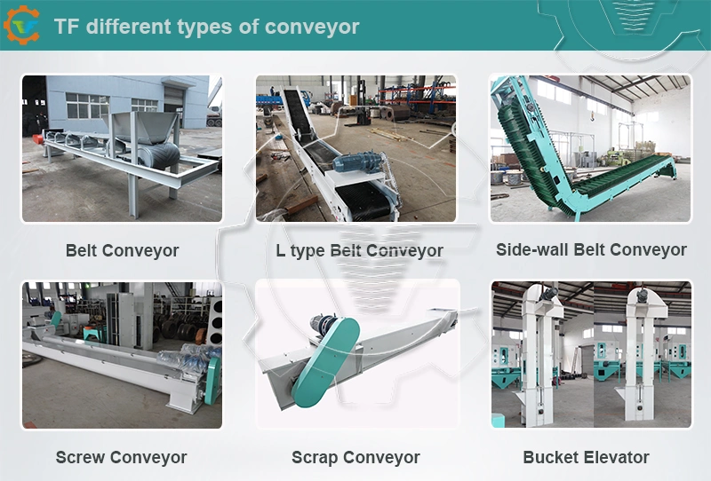 Manufacturers Incline/Flat Transfer Belt Conveyor for Bulk Materials