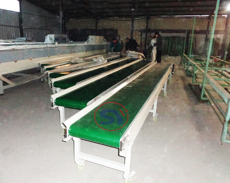 Movable Conveyor Mobile Belt Conveyor for Assembly Electronic Components