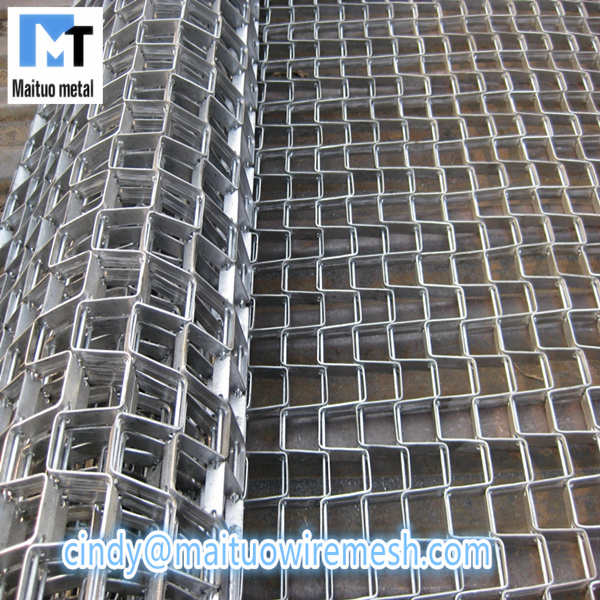 Metal Perforated Conveyor Belts System /SUS AISI Perforated Conveyor Belts
